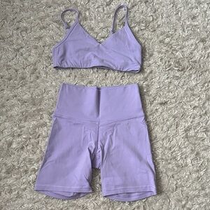 TNA Women's Purple Activewear Set
